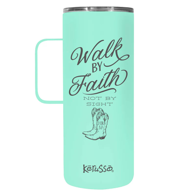 Walk By Faith Travel Mug 22 oz.
