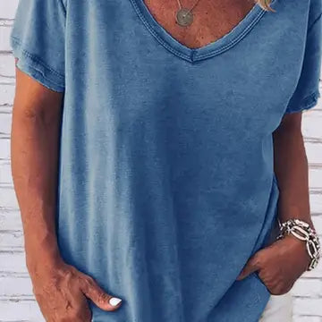 V-Neck Casual T-Shirt