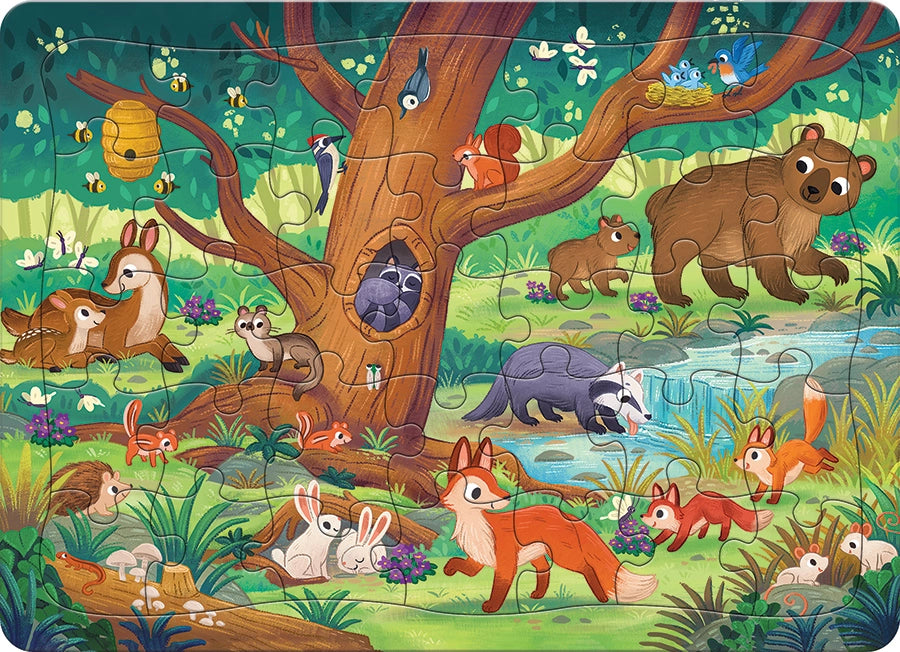 Forest Scene 35-Piece Puzzle