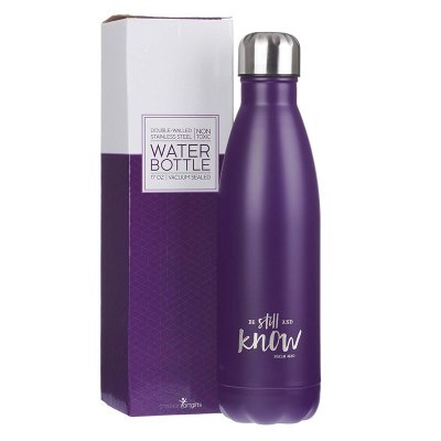Be Still And Know Water Bottle