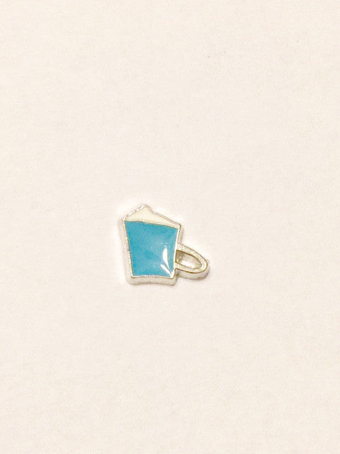 Coffee Cup Charm (blue)