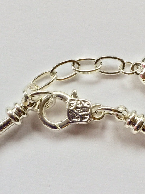 Silver Plated Charm Bracelet