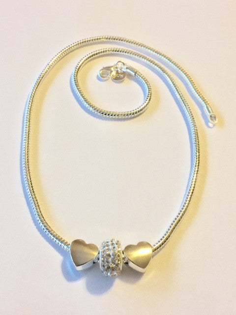Charm Necklace (Starter) .925 Silver