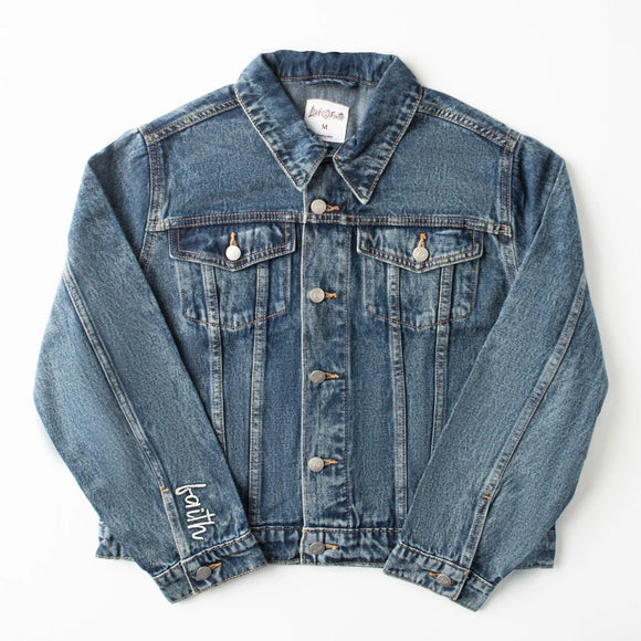 FAITH Denim Jacket (Size Large)