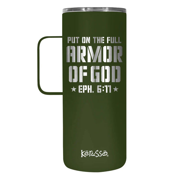 Armor of God 22 oz Tumbler with Handle