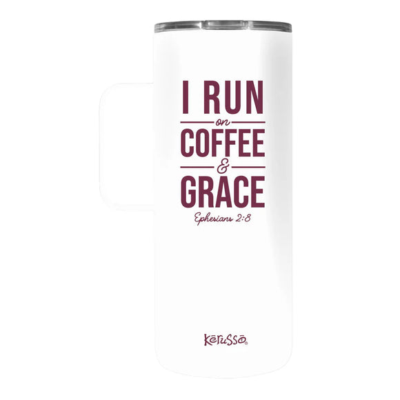 22 oz Run on Coffee Mug with Handle