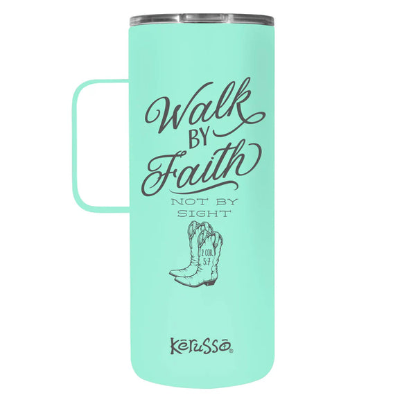 Walk By Faith Travel Mug 22 oz.