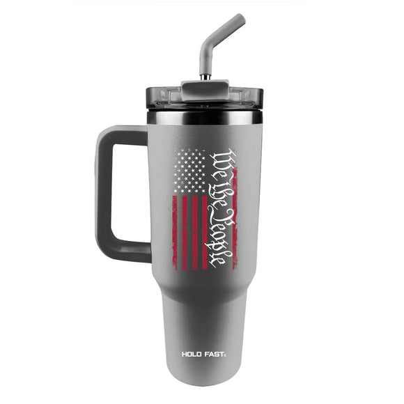 We The People Flag Mug with Straw 40 oz.