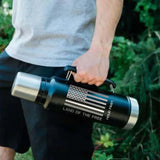 42 oz Steel Drink Tank HOLD FAST Black Flag