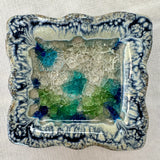 Little Stoneware Dishes with Crackle Glass