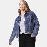 Faith Over Fear Denim Jacket (Size XL)