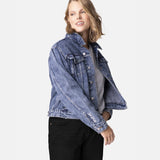Faith Over Fear Denim Jacket (Size XL)