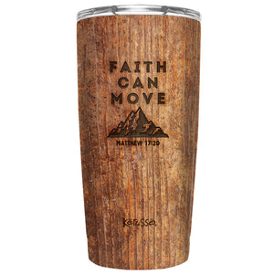 Faith Can Move 20 oz Stainless Steel Tumbler