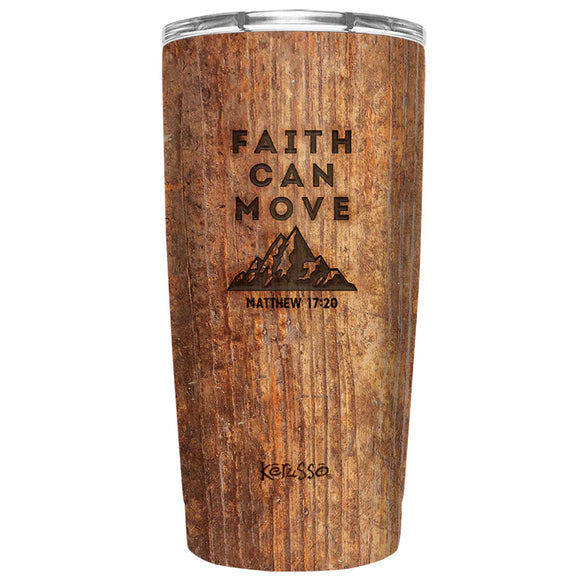 Faith Can Move 20 oz Stainless Steel Tumbler
