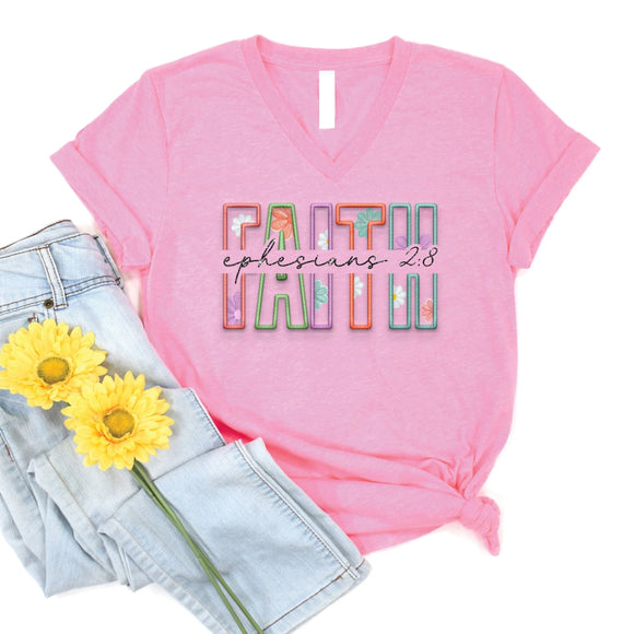Faith V-Neck T-Shirt