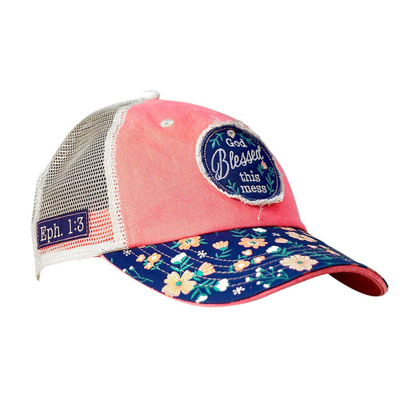 God Blessed Floral Cap