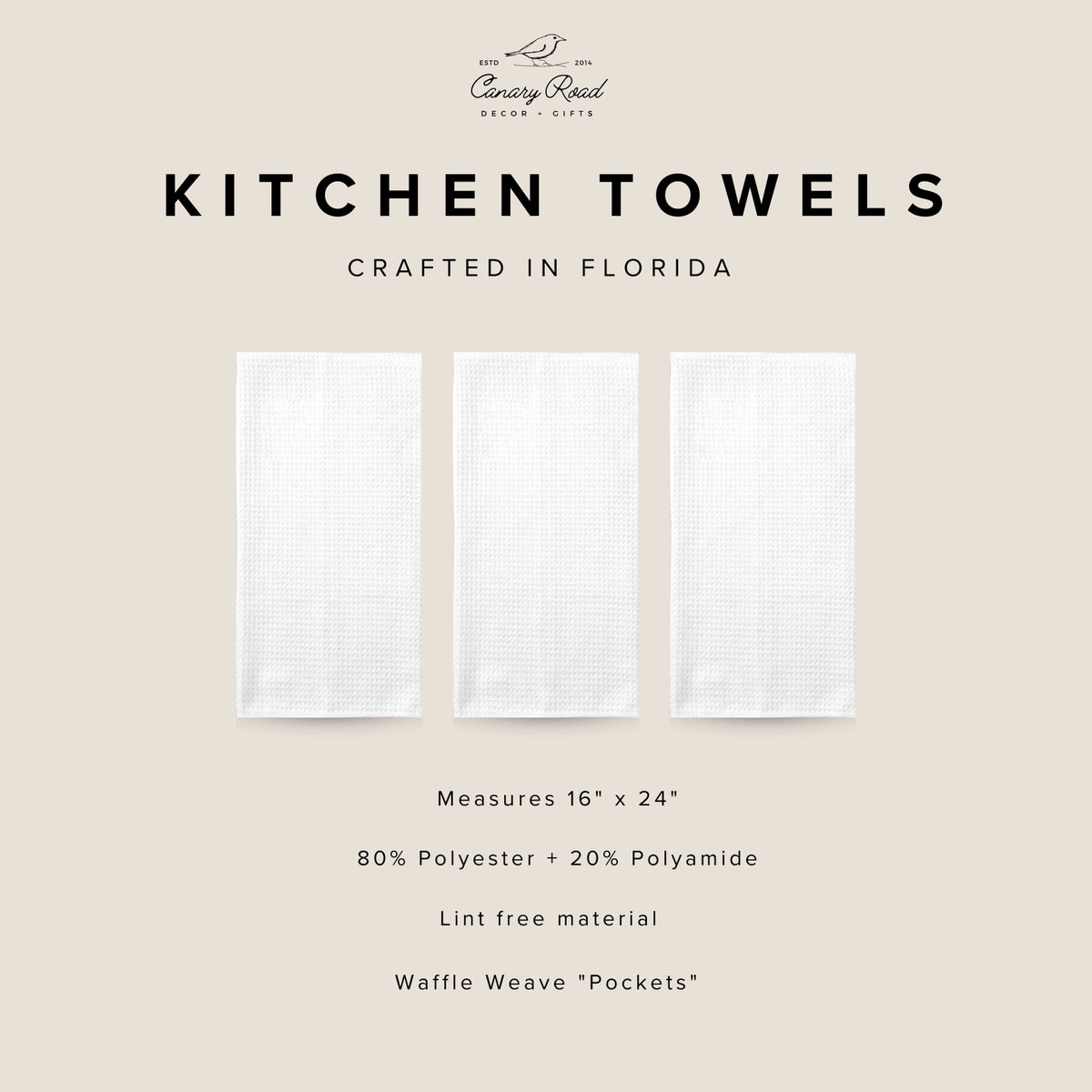 Kitchen Towels (Waffle)