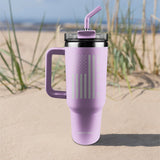 40 oz Land of the Free Violet Tumbler