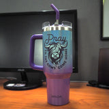 40 oz Highland Cow Pray Tumbler