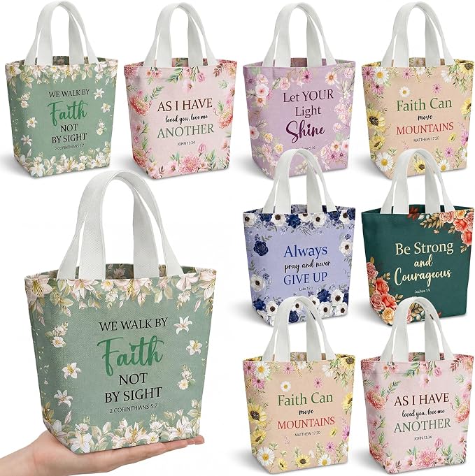 Mini Scripture Tote Bag