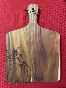 Pumpkin Charcuterie Board 9 x 13