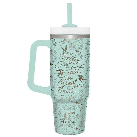 Sings My Soul 30 oz Mug with Handle & Straw