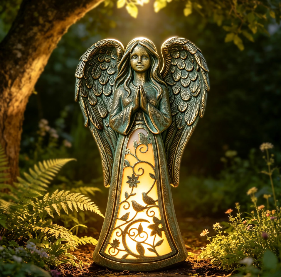 Solar Angel Garden Statue