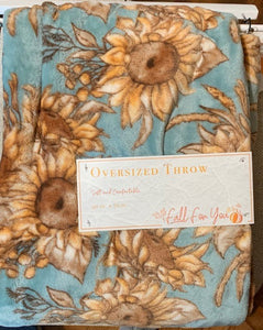 Sunflower Throw 50x70