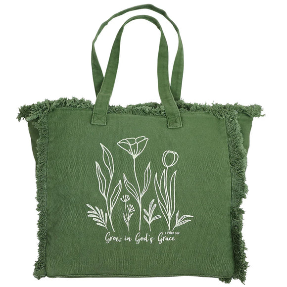 Grow In God's Grace Tote Bag