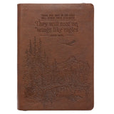 They Will Soar Like Eagles Zippered Journal