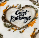 Count Your Blessings Throw 50x70