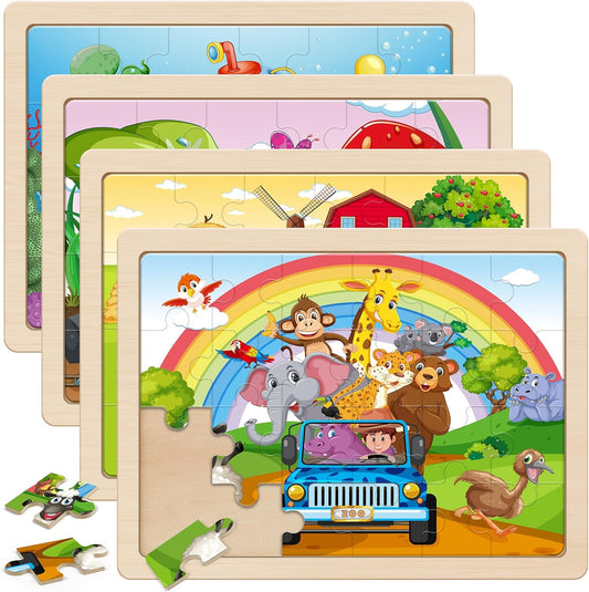 Wooden Puzzles for Kids