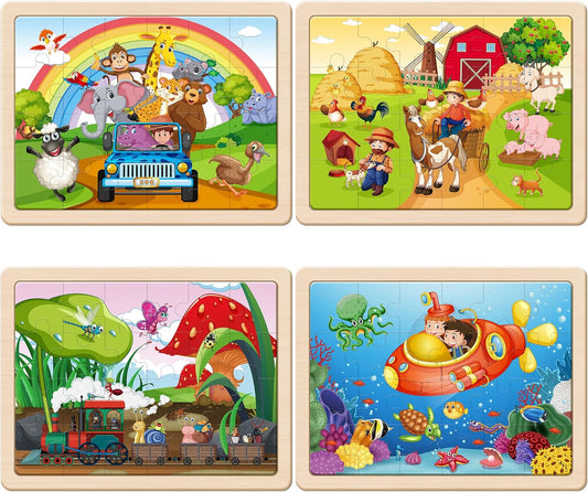 Wooden Puzzles for Kids