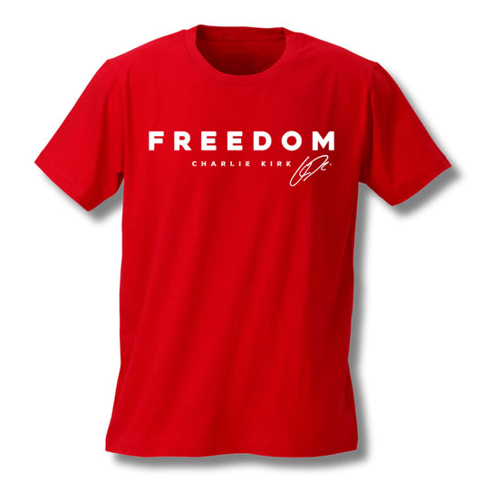 Charlie Kirk FREEDOM T-Shirt (XL only)
