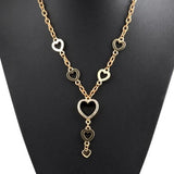 7 Hearts Gold Locket Necklace