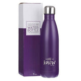 Be Still And Know Water Bottle