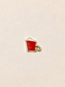 Coffee Cup Charm (red)