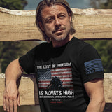 Cost Of Freedom Flag T-Shirt