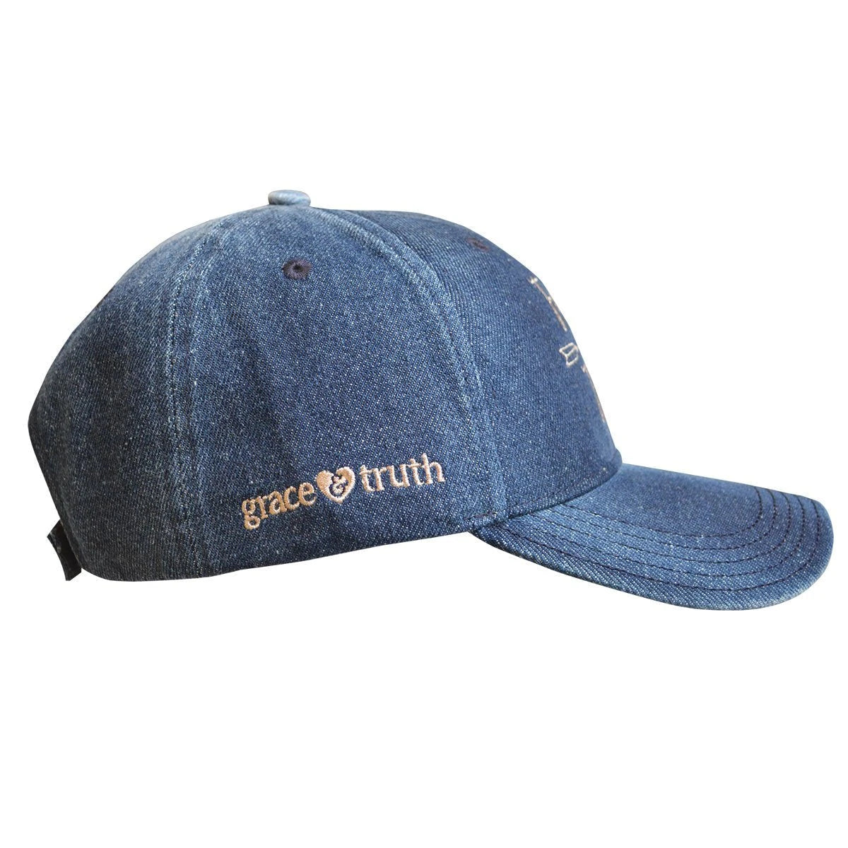 Faith Over Fear Denim Cap