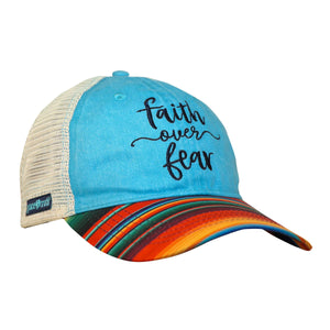 Faith Over Fear Stripes Cap