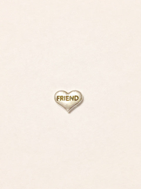 Friend Heart Charm