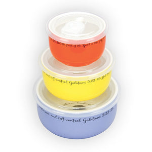 Fruit Of The Spirit Bowl Set