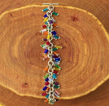 Colorful Glass Bead Bracelet