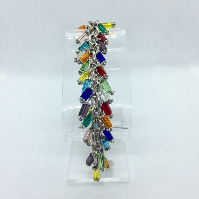 Colorful Glass Bead Bracelet