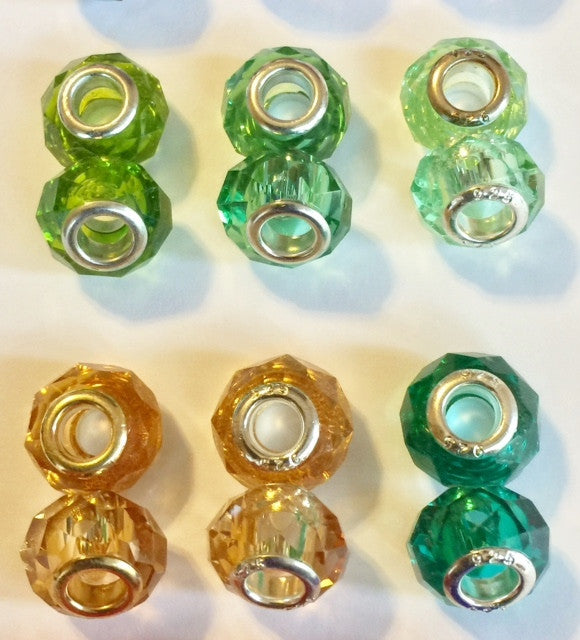 Lampwork Murano Glass beads for European Charm Bracelet
