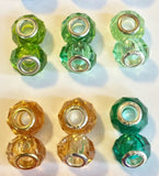 Lampwork Murano Glass beads for European Charm Bracelet