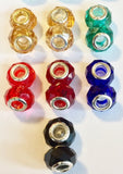 Lampwork Murano Glass beads for European Charm Bracelet