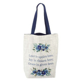 Love Joy Grace Canvas Tote