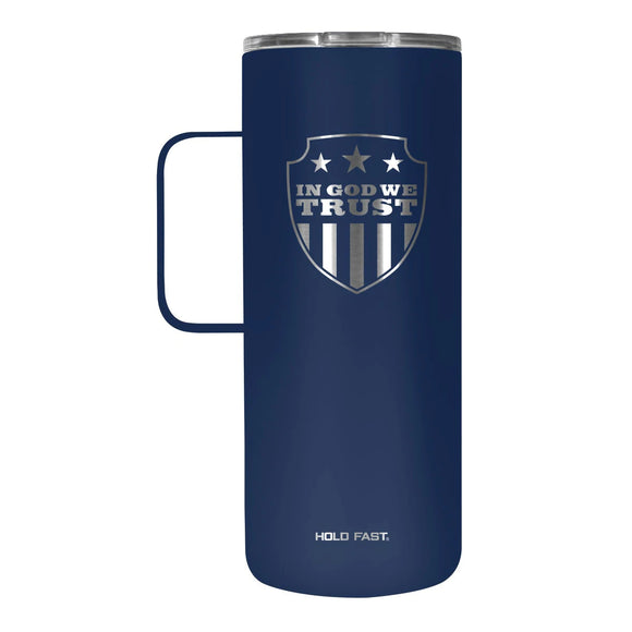 In God We Trust 22 oz Stainless Steel Tumbler With Handle
