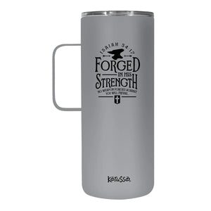 Forged 22 oz Stainless Steel Tumbler With Handle